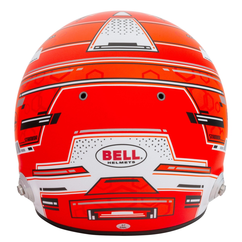 Bell RS7 PRO Stamina Red HANS helmet