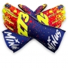 Minus -273 DRIP V2 Blue Fluo Yellow Fluo Red gloves